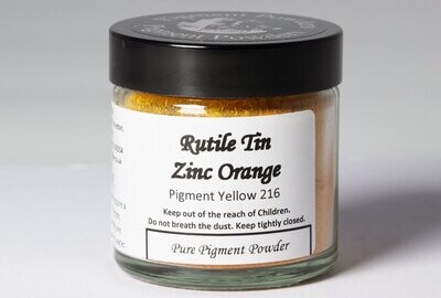 Rutile Tin Zinc Orange Pure Pigment Powder (60ml)
