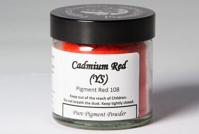 Cadmium Red (Yellow Shade) Pure Pigment Powder (60ml)