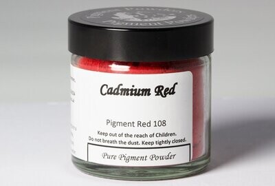 Cadmium Red Pure Pigment Powder (60ml)