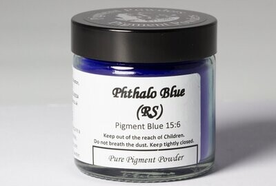 Phthalocyanine Blue (Red Shade) Pure Pigment Powder (60ml)