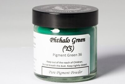 Phthalocyanine Green (Yellow Shade) Pure Pigment Powder (60ml)