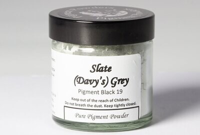 Slate (Davy's) Grey Pure Pigment Powder (60ml)