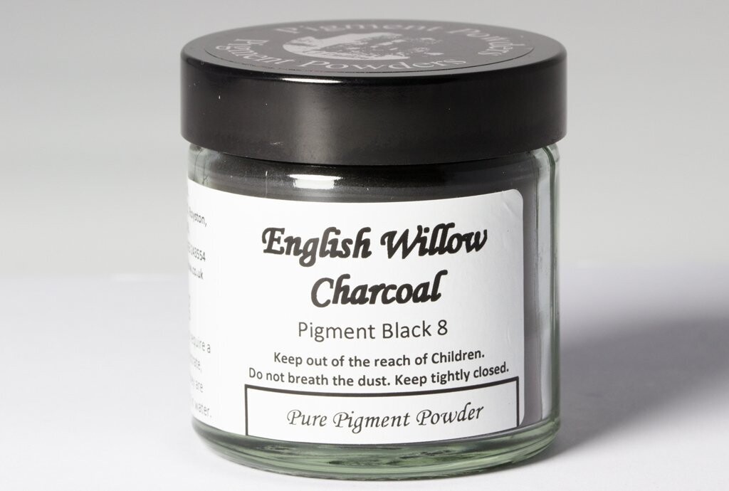English Willow Charcoal Pure Pigment Powder (60ml)