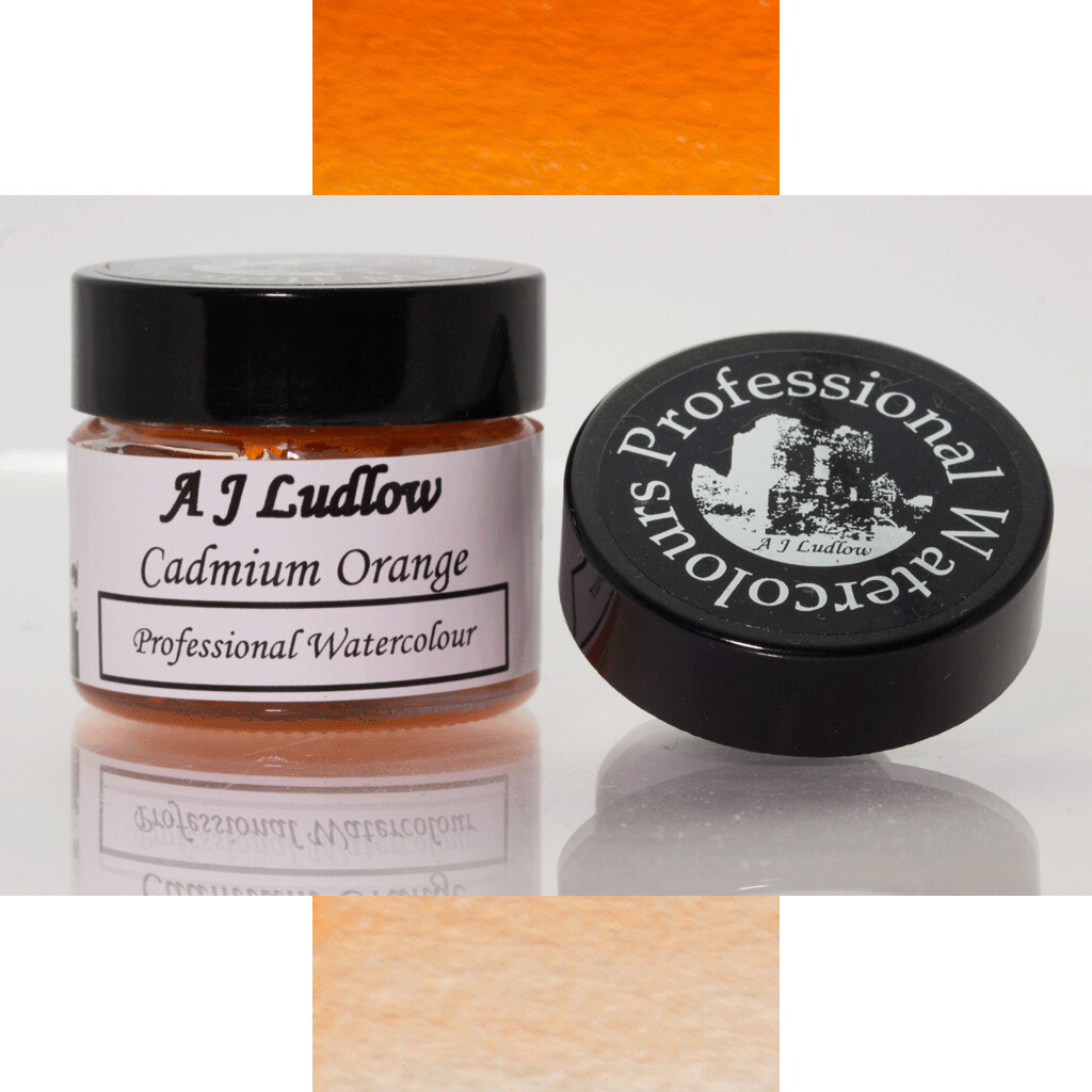 A J Ludlow Cadmium Orange
Professional Watercolour