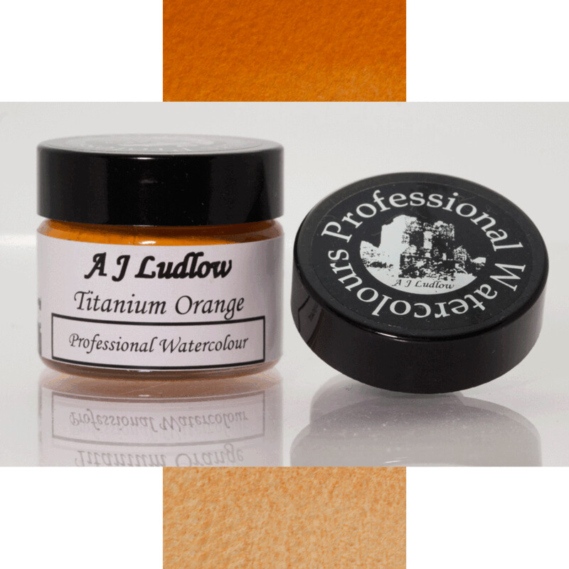 A J Ludlow Titanium Orange 
Professional Watercolour