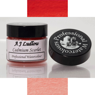 A J Ludlow Cadmium Scarlet
Professional Watercolour
