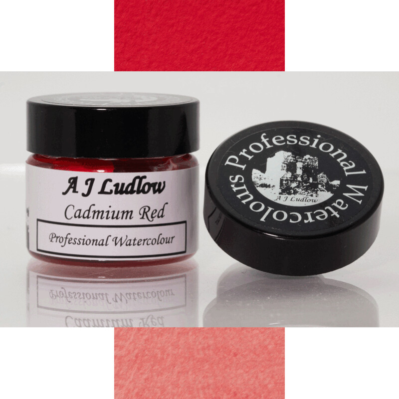A J Ludlow Cadmium Red
Professional Watercolour