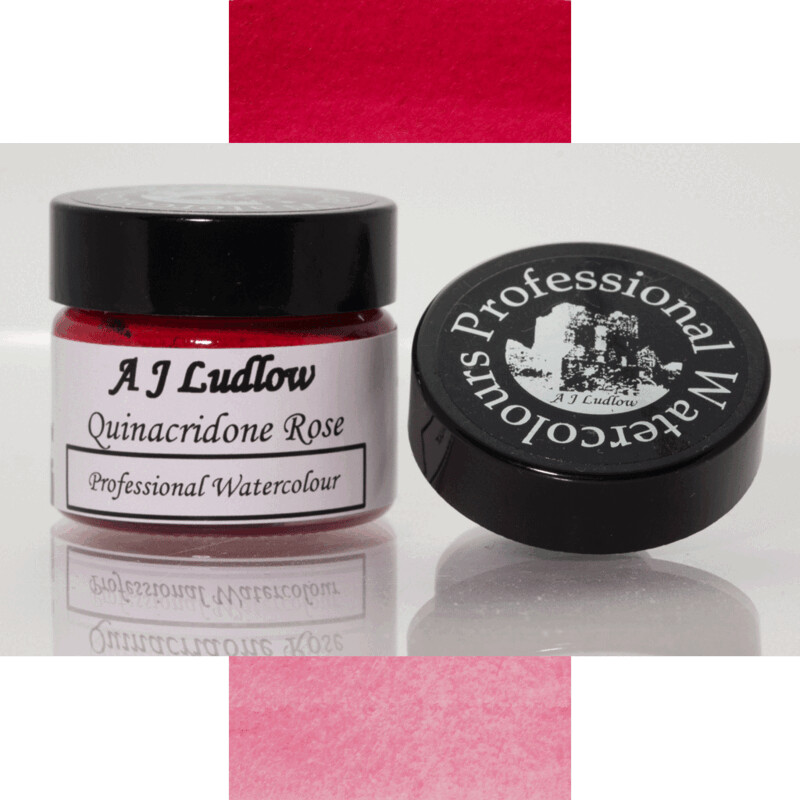 A J Ludlow Quinacridone Rose
Professional Watercolour