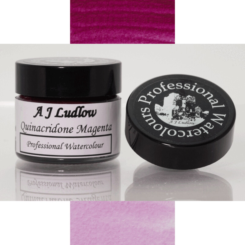 A J Ludlow Quinacridone Magenta
Professional Watercolour