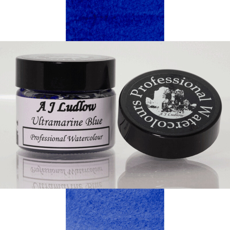 A J Ludlow Ultramarine Blue
Professional Watercolour