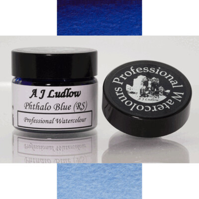 A J Ludlow Phthalocyanine Blue (Red Shade)
Professional Watercolour