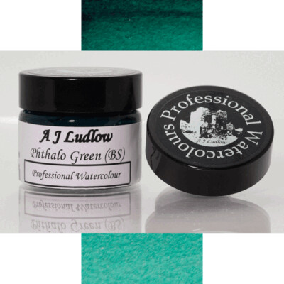 A J Ludlow Phthalocyanine Green (Blue Shade)
Professional Watercolour