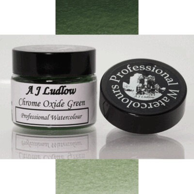 A J Ludlow Chrome Oxide Green
Professional Watercolour