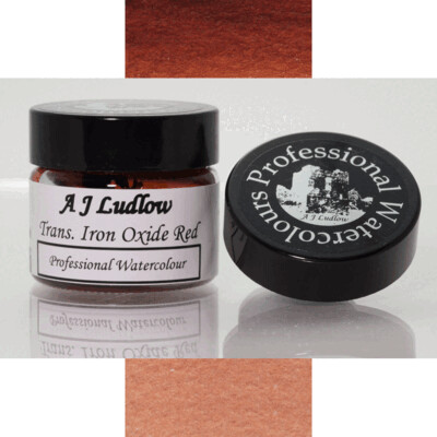 A J Ludlow Transparent Iron Oxide Red
Professional Watercolour