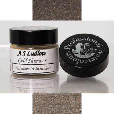 A J Ludlow Gold Shimmer Effect Professional Watercolour