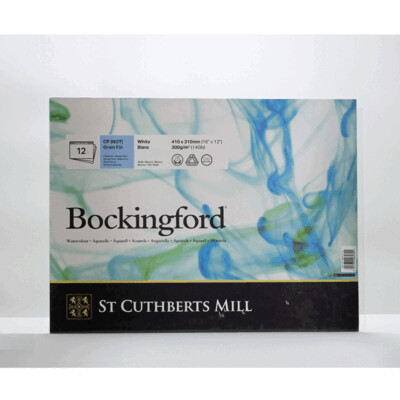Bockingford Watercolour Paper Pad CP (NOT), 12x16 inches