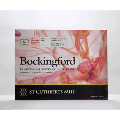 Bockingford Watercolour Paper Pad HP, 12x16 inches