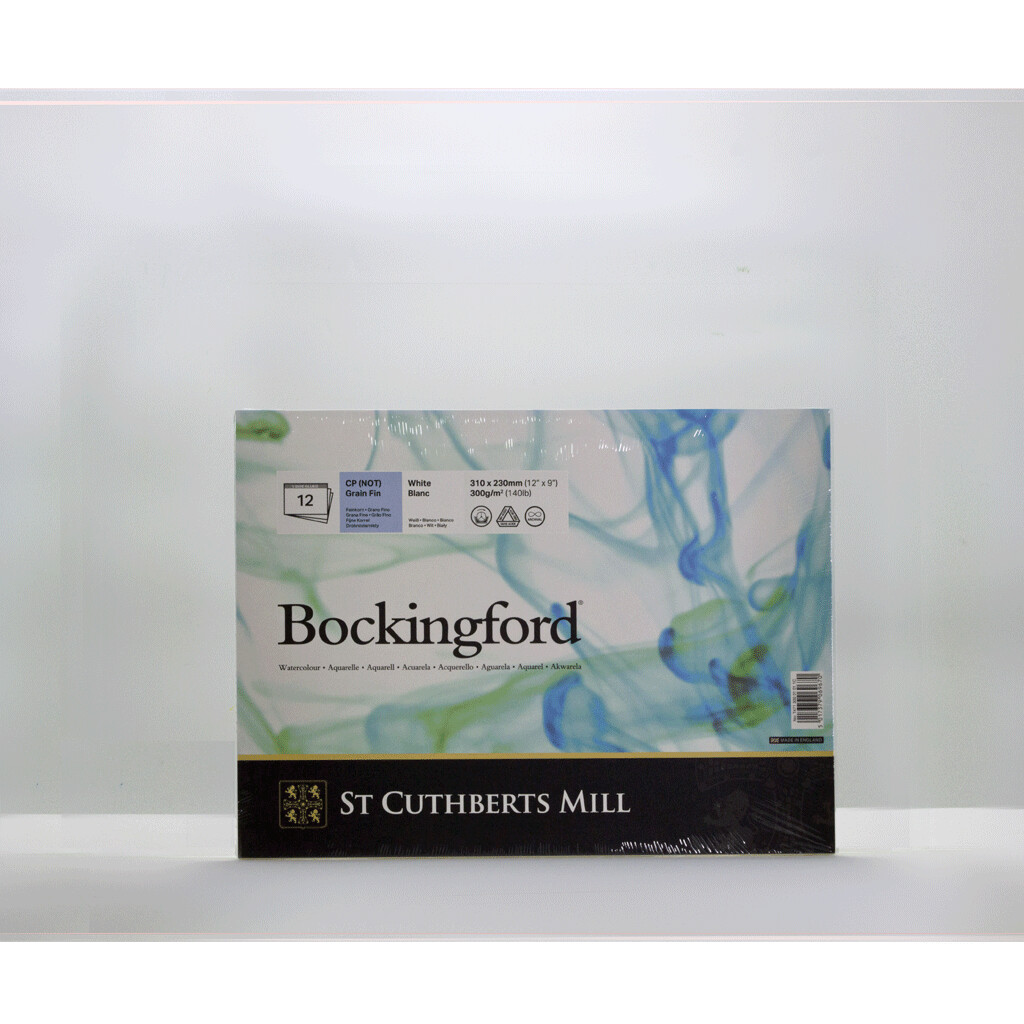 Bockingford Watercolour Paper Pad CP (NOT), 9x12 inches