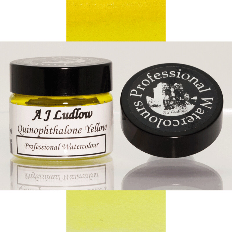 A J Ludlow Quinophthalone Yellow Professional Watercolour