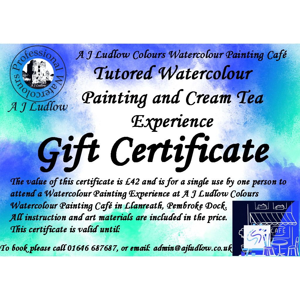 Tutored Watercolour Painting and Cream Tea Experience