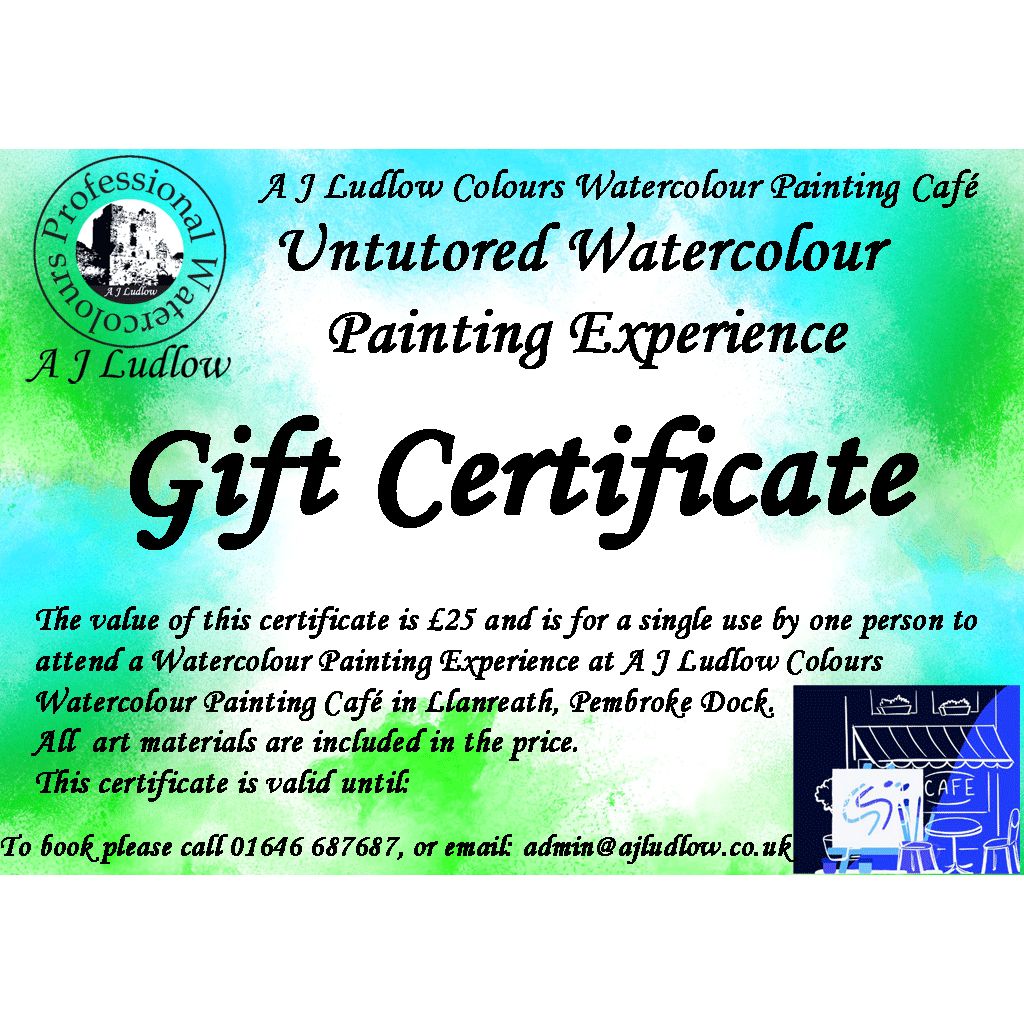 Untutored Watercolour Painting Experience