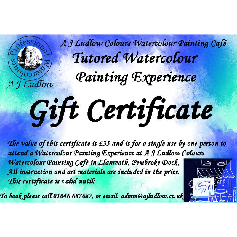 Tutored Watercolour Painting Experience