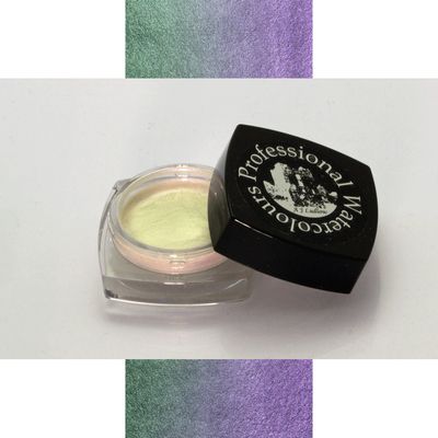 A J Ludlow Green to Violet Iridescent Professional Watercolour - 3ml