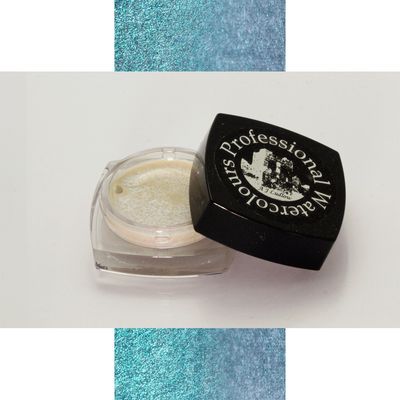 A J Ludlow Blue to Silver Iridescent Professional Watercolour - 3ml
