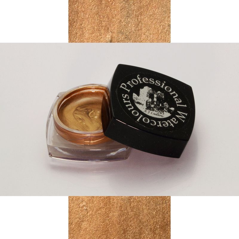 A J Ludlow Copper Metallic Effect Professional Watercolour - 3ml