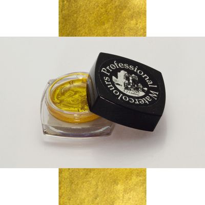 A J Ludlow Brass Metallic Effect Professional Watercolour - 3ml