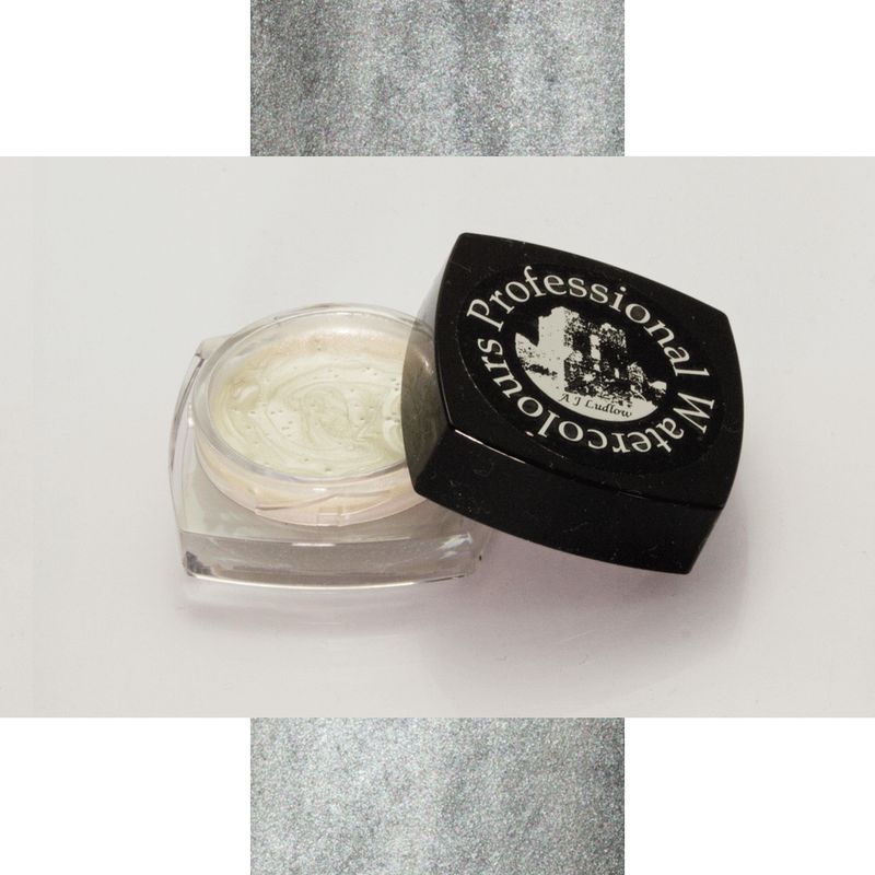 A J Ludlow Silver Metallic Effect Professional Watercolour - 3ml