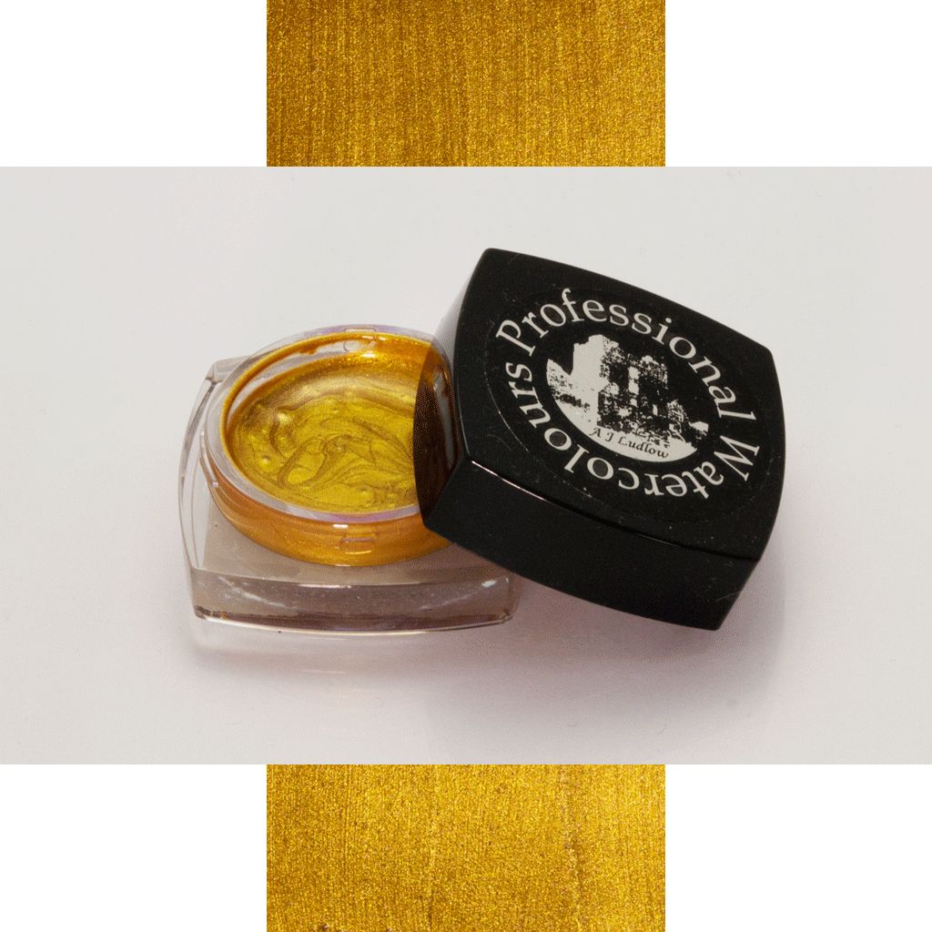 A J Ludlow Sovereign Gold Metallic Effect Professional Watercolour - 3ml
