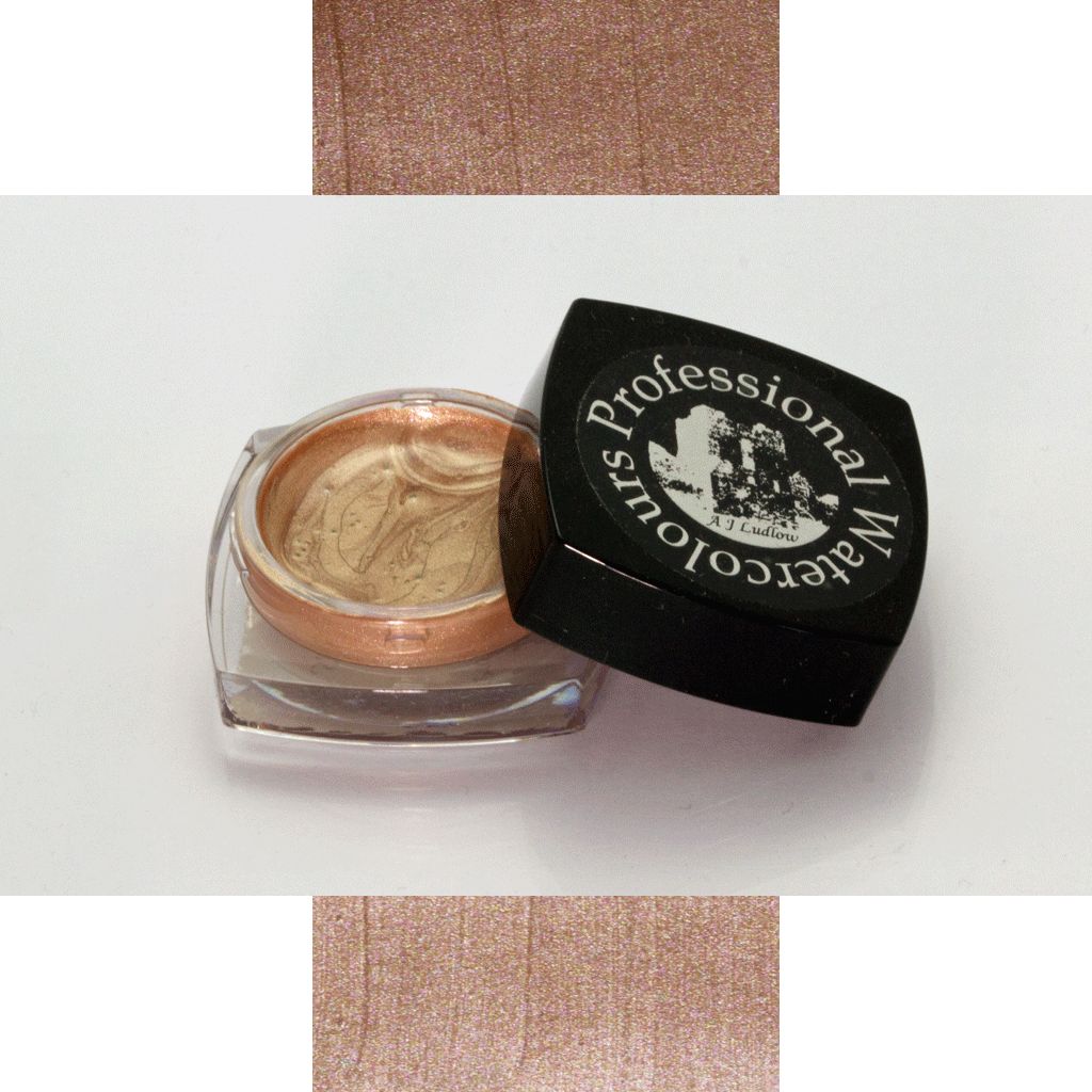 A J Ludlow Welsh Gold Metallic Effect Professional Watercolour - 3ml
