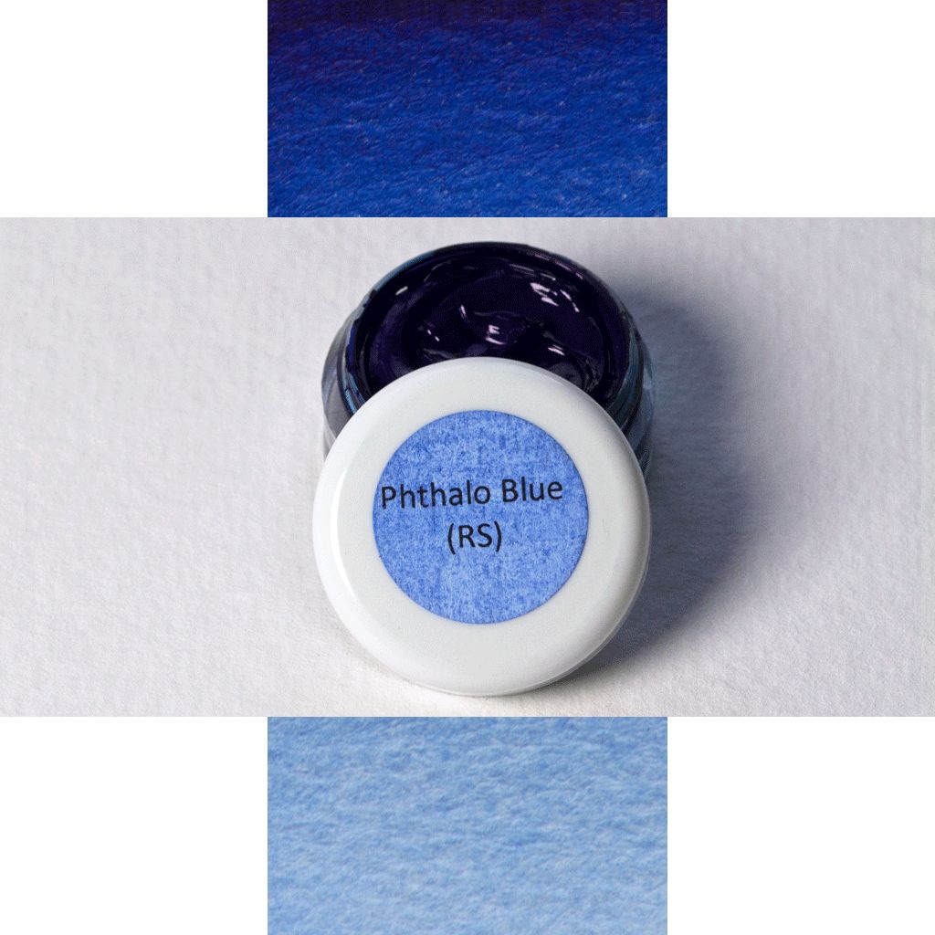 A J Ludlow Phthalocyanine Blue (Red Shade) Professional Watercolour - 4ml