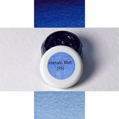 A J Ludlow Phthalocyanine Blue (Red Shade) Professional Watercolour - 4ml