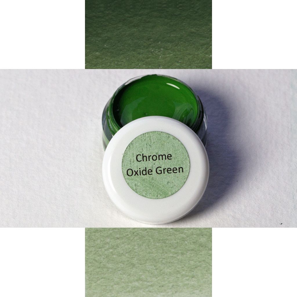A J Ludlow Chrome Oxide Green Professional Watercolour - 4ml