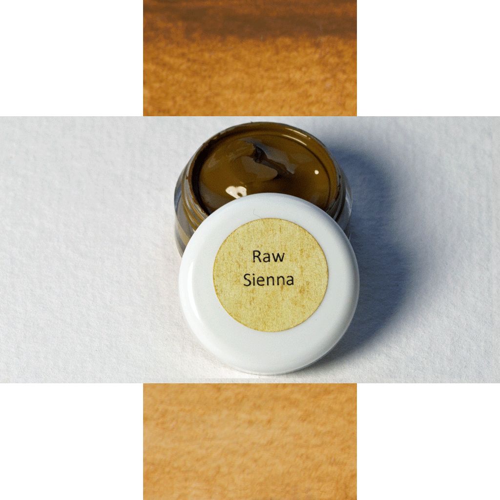 A J Ludlow Raw Sienna Professional Watercolour - 4ml