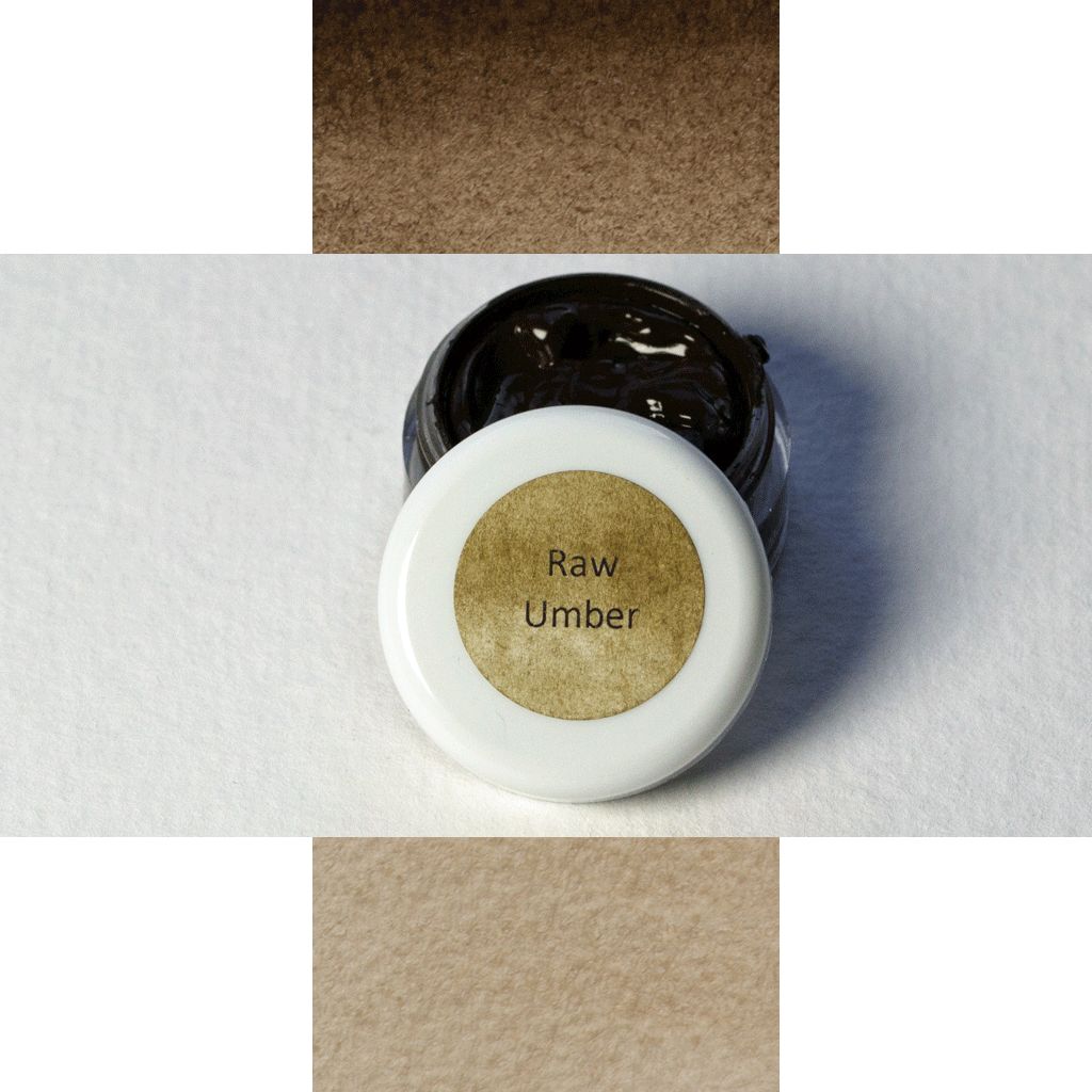 A J Ludlow Raw Umber Professional Watercolour - 4ml