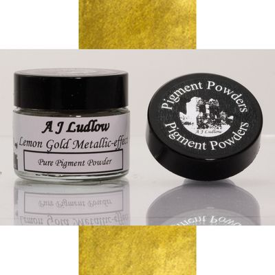 A J Ludlow Lemon Gold Metallic-effect Pure Pigment Powder