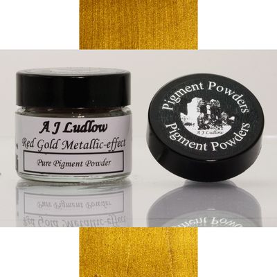 A J Ludlow Red Gold Metallic-effect Pure Pigment Powder