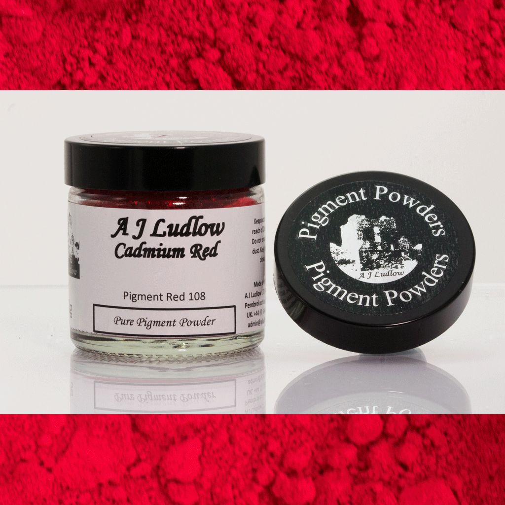 Cadmium Red Pure Pigment Powder (40g)