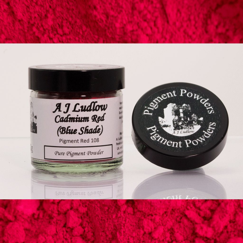 Cadmium Red (Blue Shade) Pure Pigment Powder (40g)