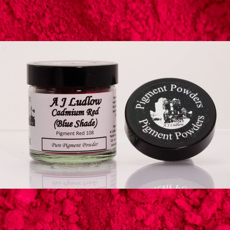 Cadmium Red (Blue Shade) Pure Pigment Powder (40g)