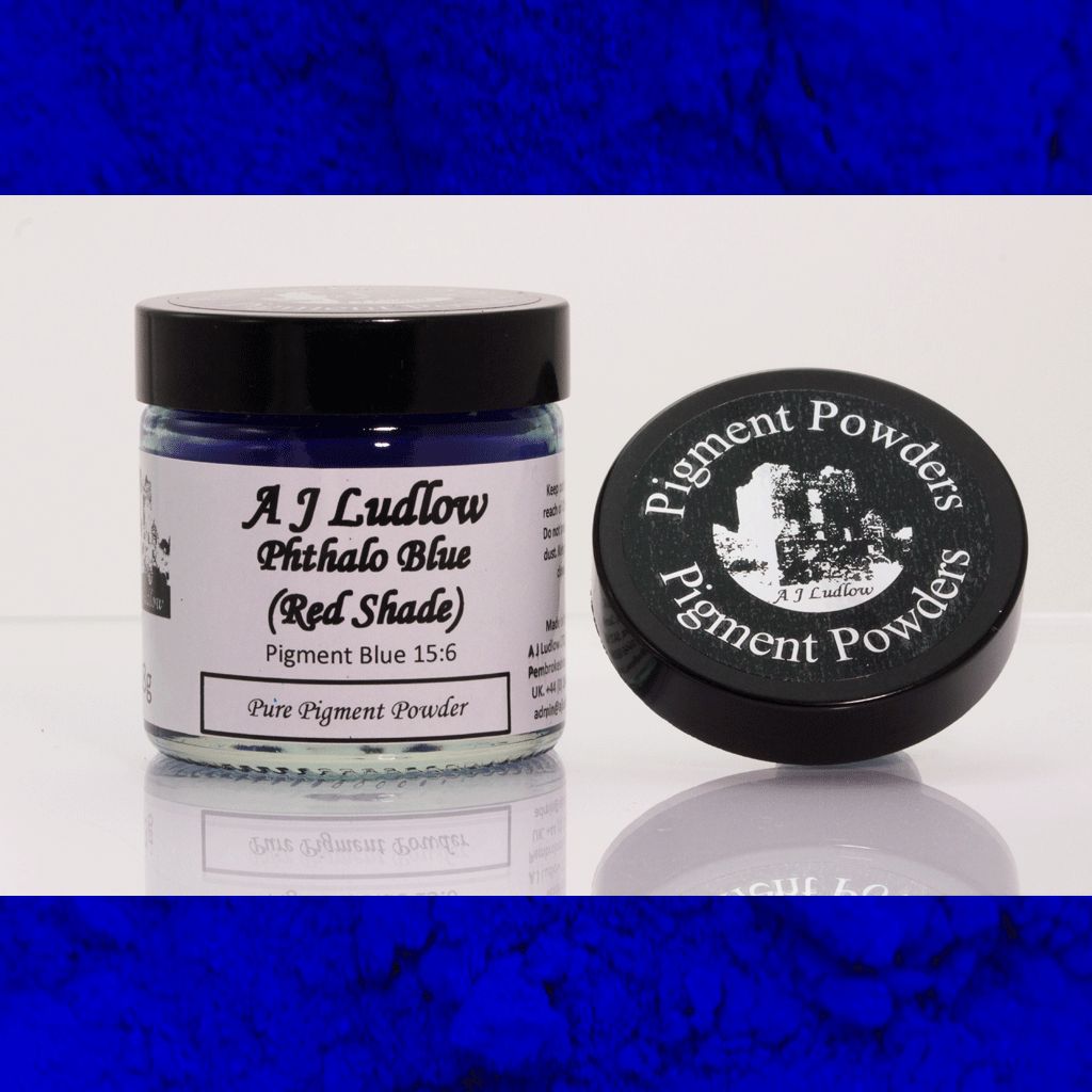 Phthalocyanine Blue (Red Shade) Pure Pigment Powder (18g)