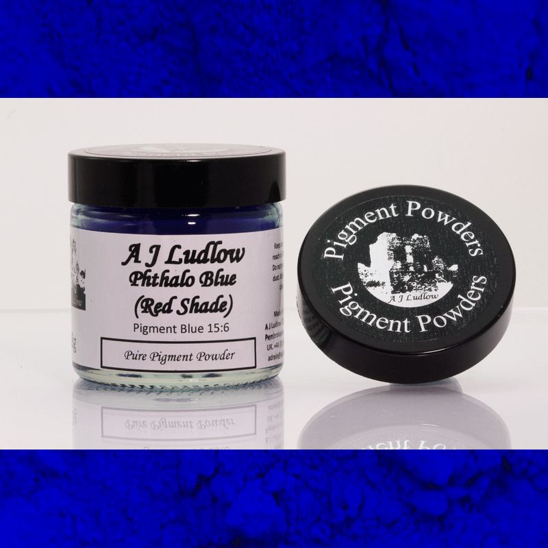 Phthalocyanine Blue (Red Shade) Pure Pigment Powder (18g)