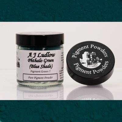 Phthalocyanine Green (Blue Shade) Pure Pigment Powder (30g)