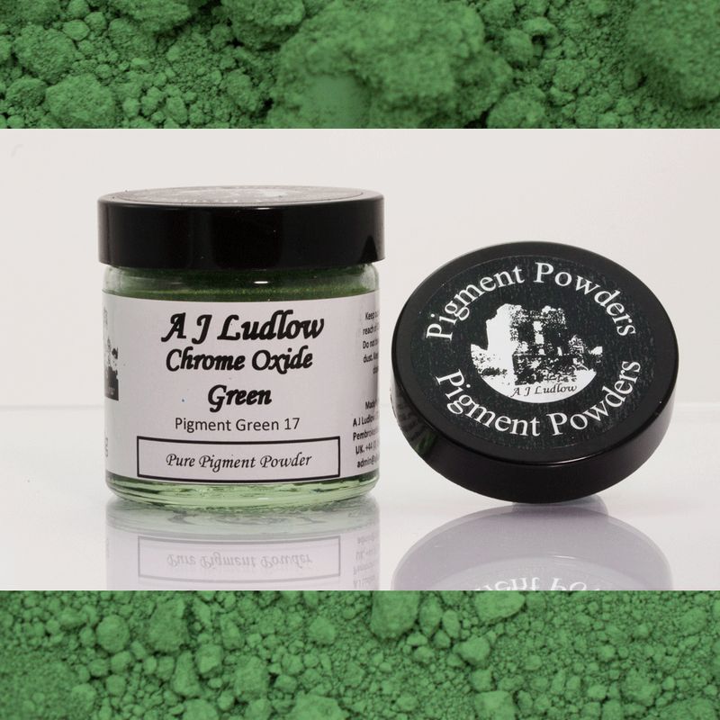 Chrome Oxide Green Pure Pigment Powder (50g)