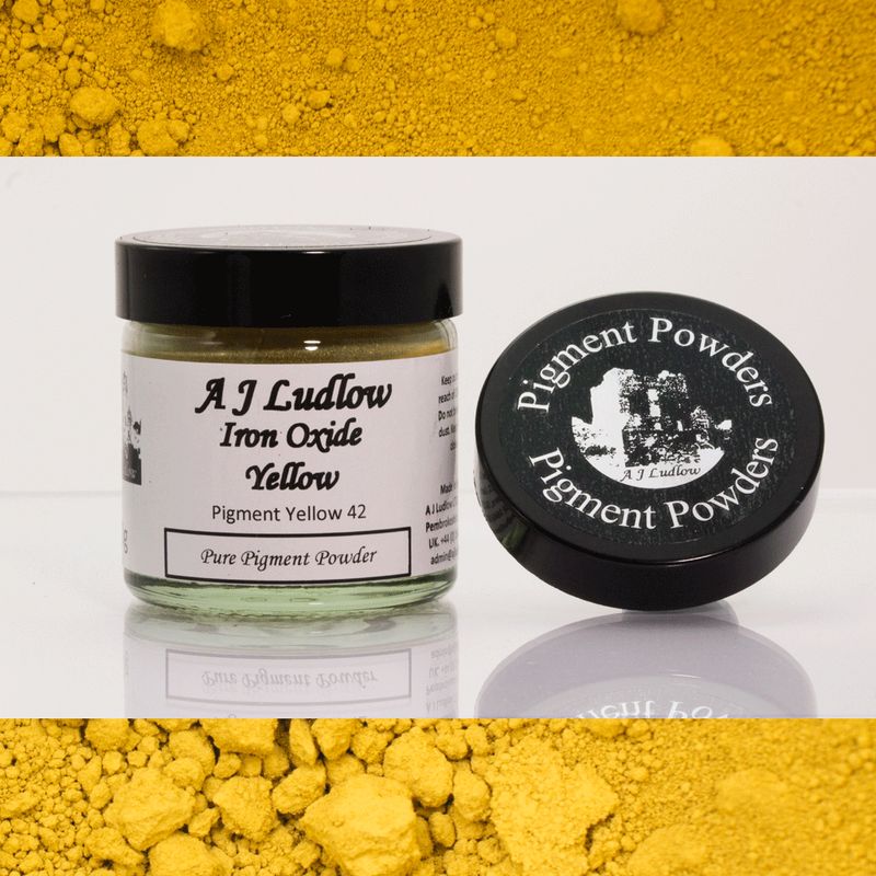 Iron Oxide Yellow Pure Pigment Powder (30g)