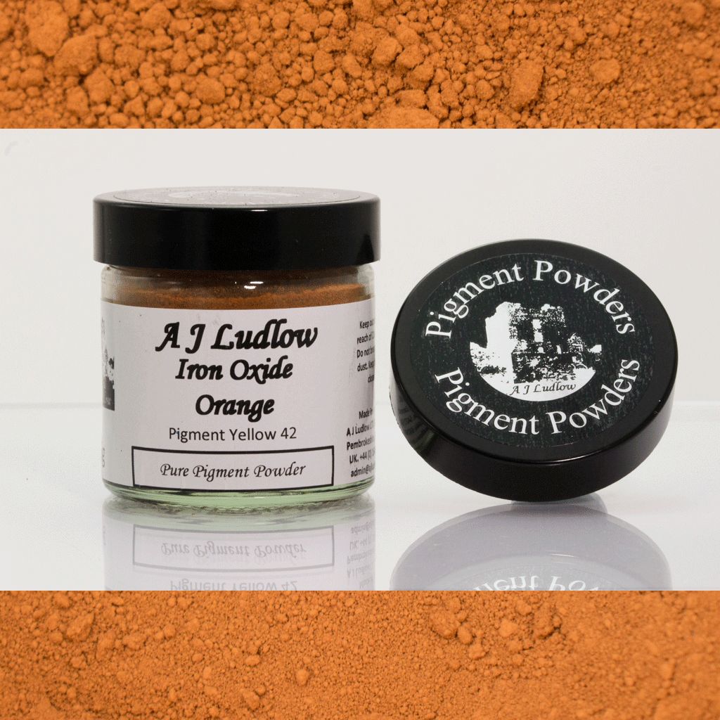 Iron Oxide Orange Pure Pigment Powder (35g)