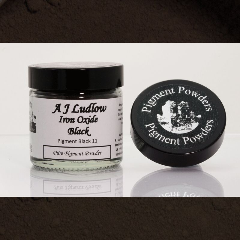 Iron Oxide Black Pure Pigment Powder (40g)